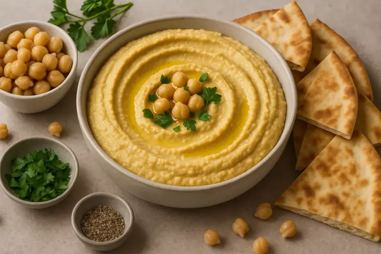 Ricetta hummus senza tahina: la variante veloce che non sacrifica la cremosità
