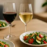Vino bianco o rosso nei pasti leggeri: la scelta che migliora digeribilità e piacere