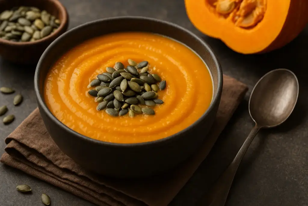 Crema di zucca con semi oleosi: il dettaglio che migliora sapore e consistenza