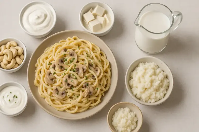 Sostituire la panna nei sughi per la pasta: le alternative che non appesantiscono