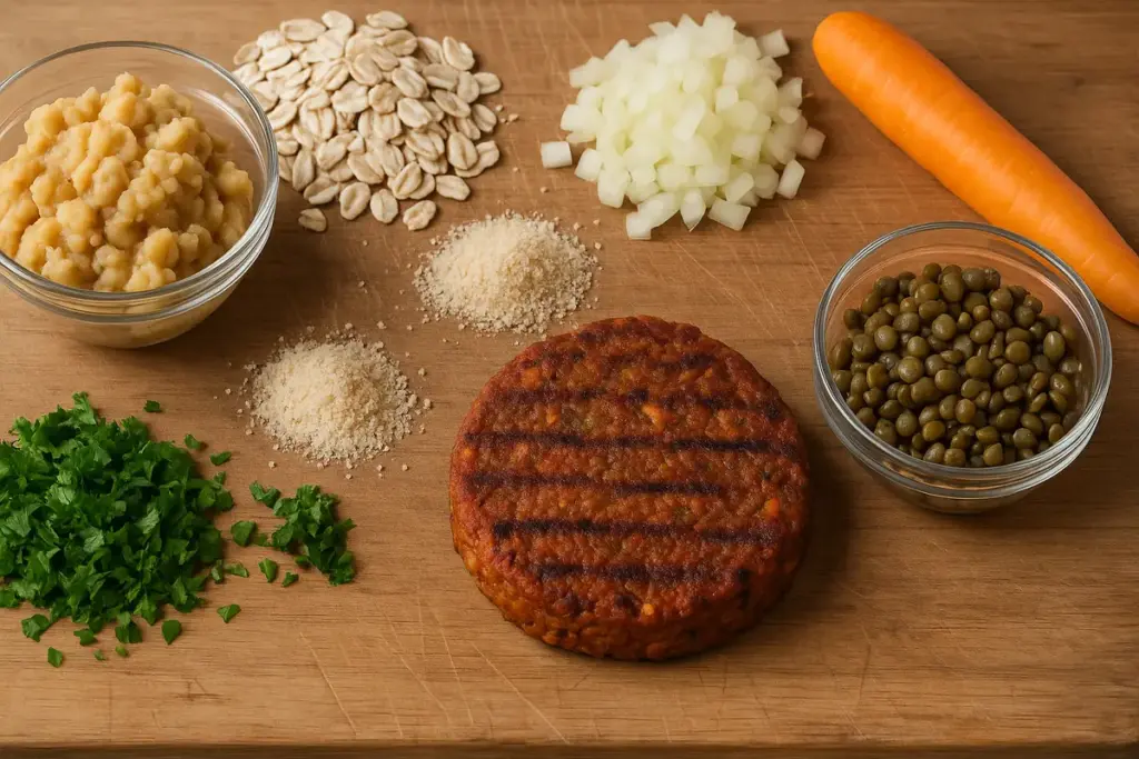 Come realizzare burger vegetali dalla consistenza perfetta? Le proporzioni che evitano errori comuni
