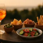 Aperitivo d’agosto leggero: gli abbinamenti che non appesantiscono la serata