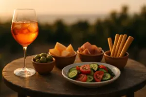 Aperitivo d’agosto leggero: gli abbinamenti che non appesantiscono la serata