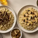Funghi secchi o freschi nel risotto: quello che cambia in sapore e resa