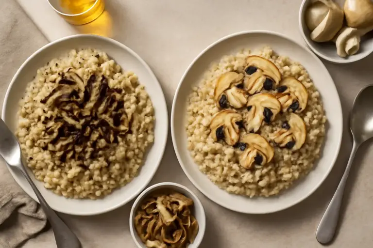 Funghi secchi o freschi nel risotto: quello che cambia in sapore e resa
