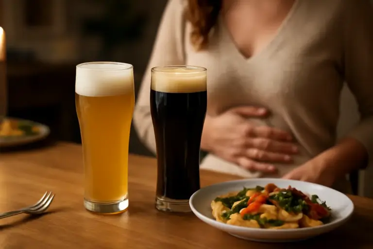 Birra chiara o scura a cena: quella che incide meno su peso e digestione