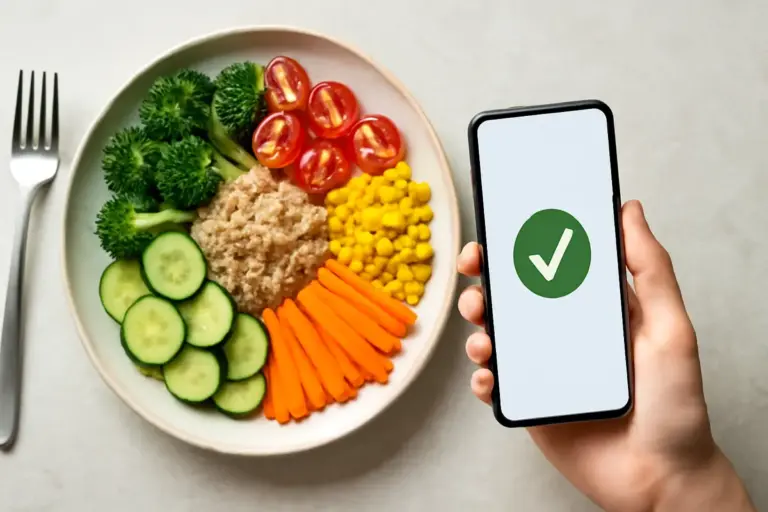 Colori nel piatto e protezione cellulare: il criterio visivo che semplifica la scelta