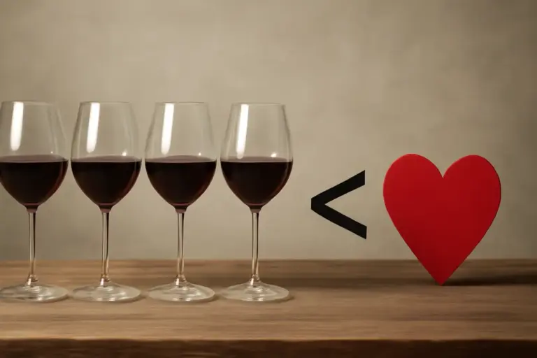 Quanti calici di vino rosso a settimana proteggono il cuore: la soglia da non superare